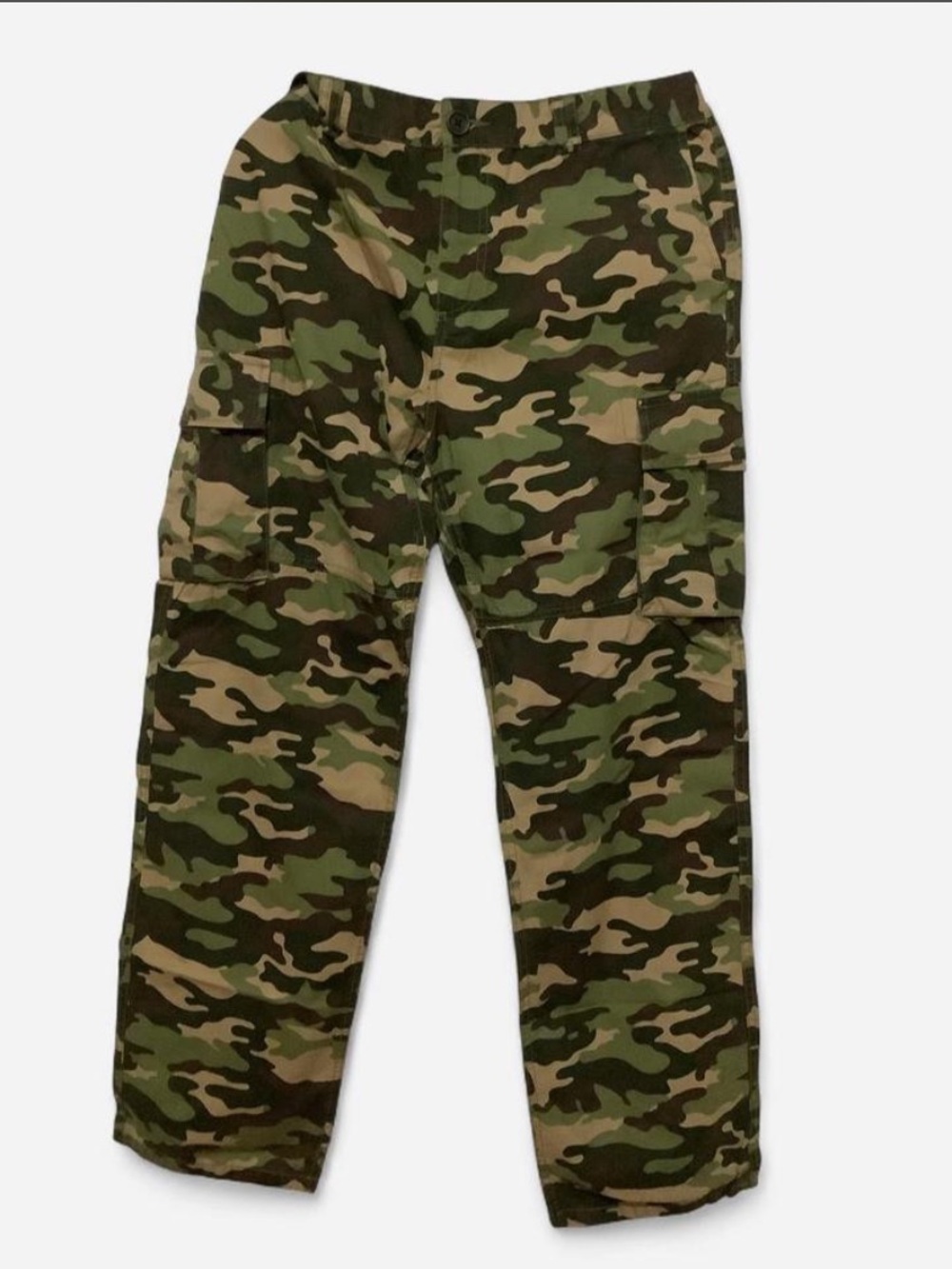 Cherokee Camo Cargo Pants - Green & Tan